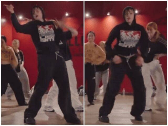 로제 '아파트'에 맞춰 춤을 추는 샤일로 졸리./소셜미디어