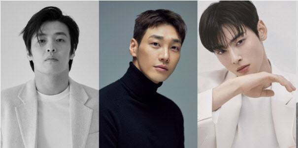 (왼쪽부터)강하늘, 김영광, 차은우. 사진ㅣ각 소속사 제공