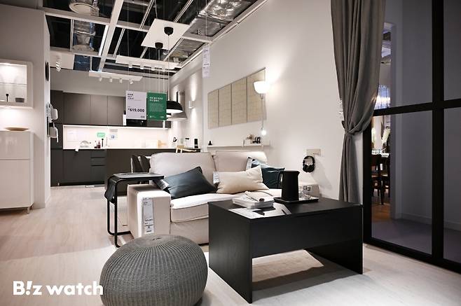 스웨덴 가구 브랜드 이케아(IKEA)가 11일 오픈을 앞둔 서울시 강동점에서 미디어데이를 개최하고 있다./사진=이명근 기자 qwe123@