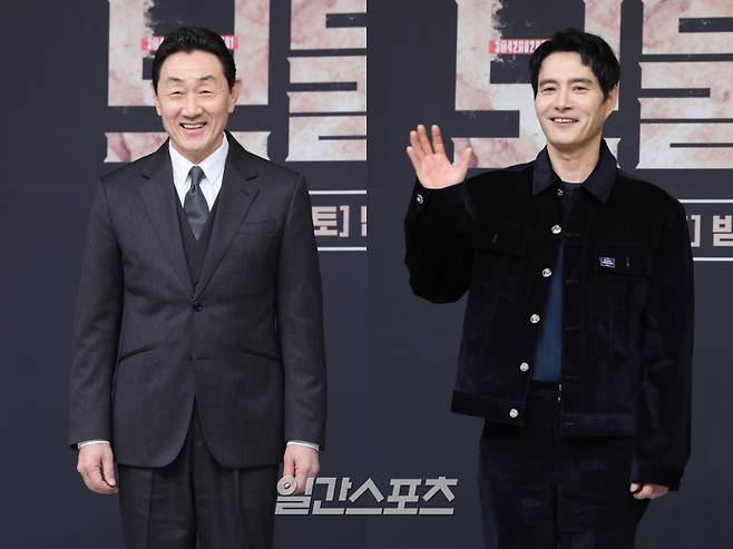 배우 허준호가 21일 오후 서울 양천구 목동SBS에서 열린 새 금토드라마 '보물섬' 제작발표회에서 참석해 포즈를 취하고 있다. '보물섬'은 2조원의 정치 비자금을 해킹한 서동주가 자신을 죽인 절대 악과 그 세계를 무너뜨리기 위해 모든 것을 걸고 싸우는 인생 풀베팅 복수전. 21일 밤 10시 첫 방송. 서병수 기자 qudtn@edaily.co.kr /2025.02.21/