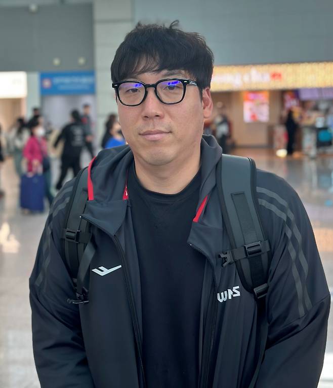 김현수. 인천공항=이형석 기자&nbsp;