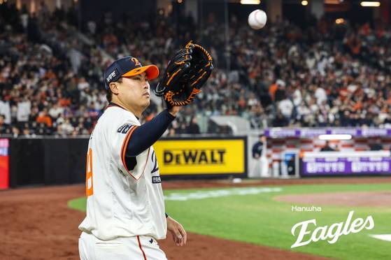 11일 대전 키움 히어로즈전에서 6이닝 무실점으로 역투한 한화 류현진. 사진 한화 이글스