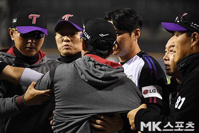 염경엽 감독은 10일 잠실 두산전에서 퇴장당했다. 사진(잠실 서울)=천정환 기자