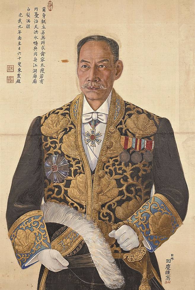 김가진 초상(1908). 경기도박물관 제공. *재판매 및 DB 금지