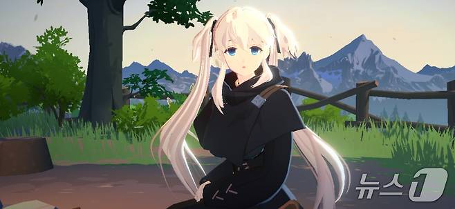 게임의 간판 미소녀 캐릭터인 조력자 '나오'(마비노기 모바일 스크린샷 갈무리)/뉴스1