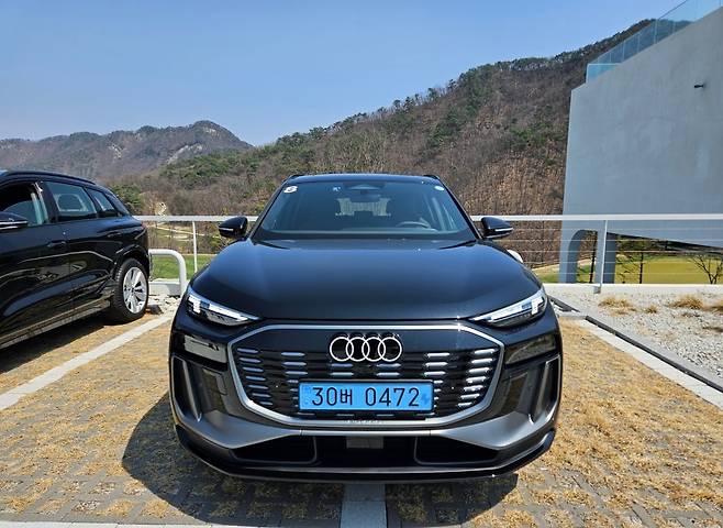 더 뉴 아우디 Q6 e-트론. /권유정 기자