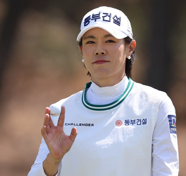 2025년 한국여자프로골프(KLPGA) 투어 신설 대회인 iM금융오픈에 출전한 박주영 프로. 사진제공=KLPGA