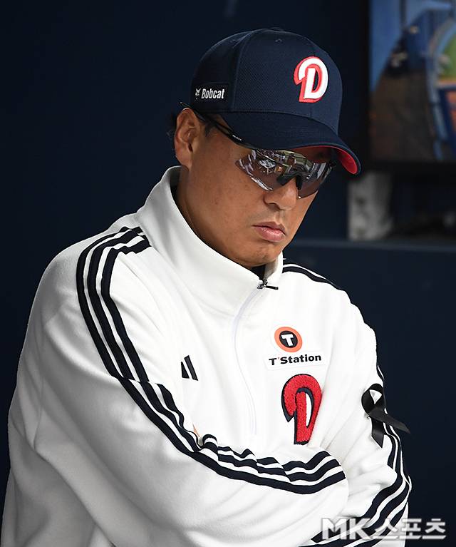 두산을 이끄는 이승엽 감독. 사진(잠실 서울)=천정환 기자