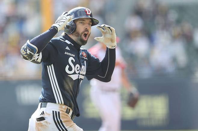 두산 베어스 외국인 타자 제이크 케이브. (두산 베어스 제공)