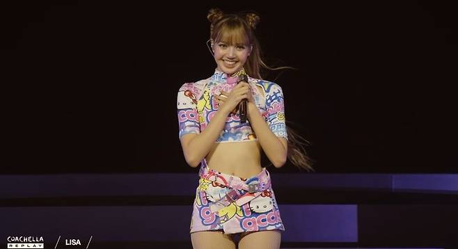 리사. 사진 | 코첼라 유튜브 영상 캡처