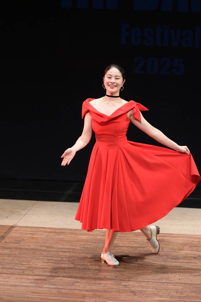 제4회 서울탭댄스콩쿠르에서 3위를 한 유키 오미 [마포문화재단 제공]