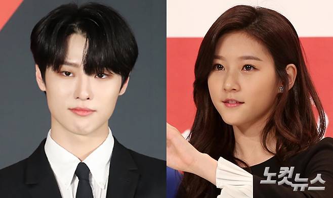 가수 우즈(본명 조승연)와 고(故) 김새론. 연합뉴스·노컷뉴스