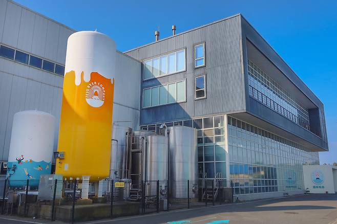 제주 한림읍에 있는 제주맥주 양조장 모습./제주맥주 제공