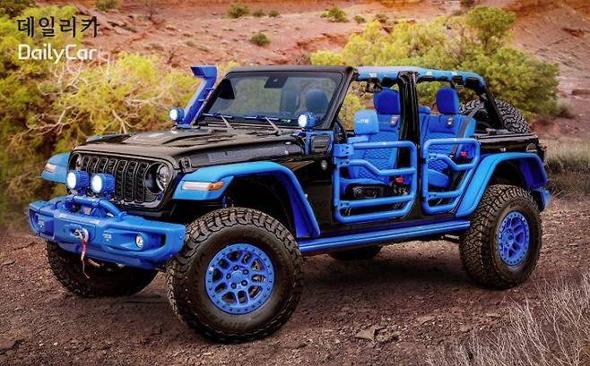 지프 랭글러 4xe 블루프린트 콘셉트(Jeep Wrangler 4xe Blueprint Concept)