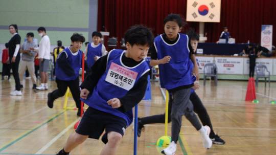 매일 아침 친구와 달리고 체조! '함께 런 프로젝트'/사진제공=경기도교육청