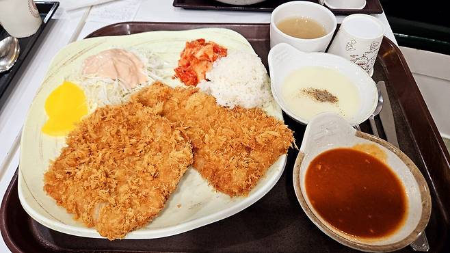 20250413_133909.jpg 일요일 점심 신도림테크노마트 푸드코트 돈까스