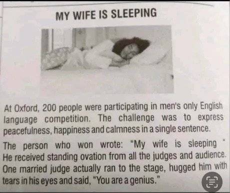 Married man are happiest when.webp.ren.jpg 평화, 행복, 그리고 평온함을 한 문장으로 표현하는 대회의 우승 문구