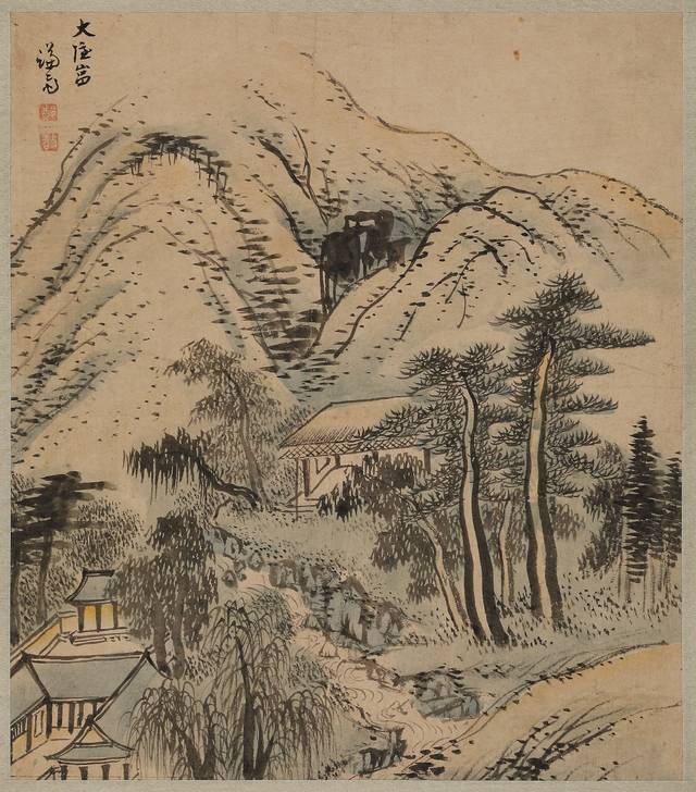 대은암(大隱岩). 청와대 본관 인근의 옛 풍경이다. 호암미술관 제공