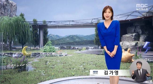 [서울=뉴시스] 김가영. (사진=MBC '뉴스데스크' 캡처) 2025.04.14. photo@newsis.com *재판매 및 DB 금지