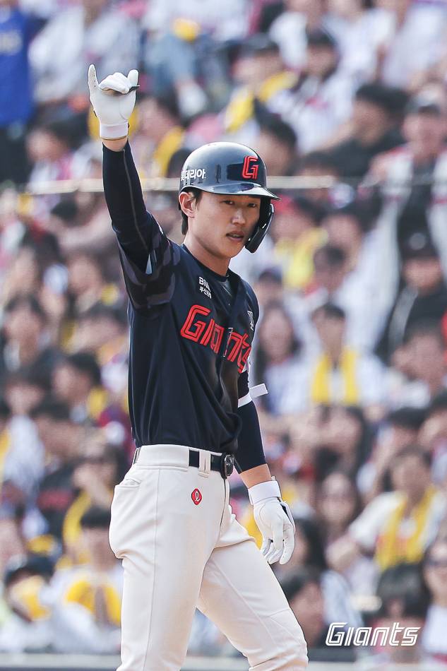 ▲ 전민재 ⓒ롯데 자이언츠