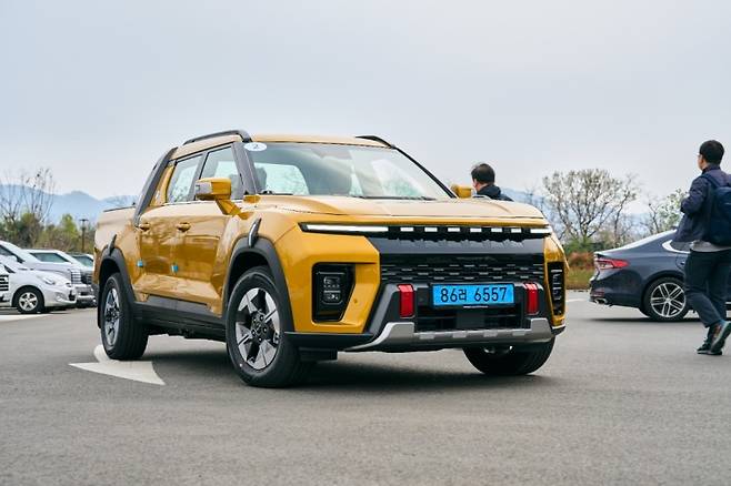 KGM 무쏘 EV 사진=이정경 글로벌이코노믹 기자