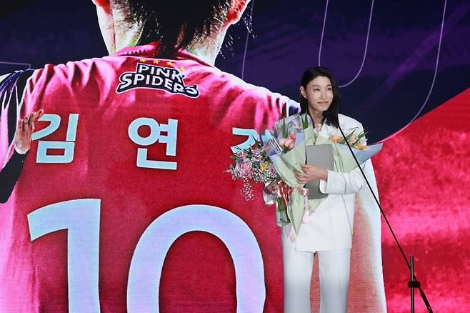 올 시즌을 끝으로 은퇴하는 배구 선수 김연경. 연합뉴스