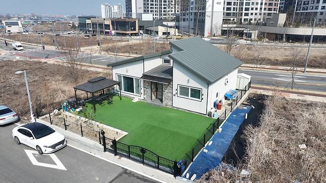 경매로 나온 경기도 파주시 동패동의 한 단독주택 모습 윤병찬 PD