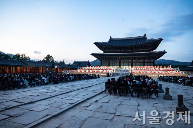 지난해 봄 궁중문화축전의 고궁음악회 모습(경복궁). 사진 제공=국가유산청