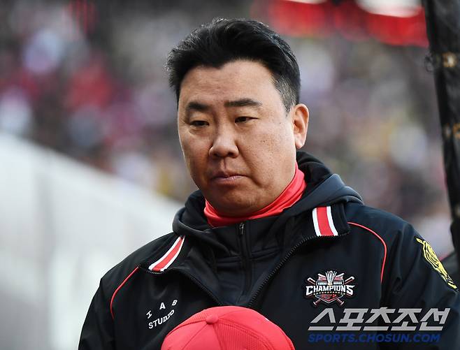 15일 광주 기아 챔피언스필드에서 열린 KT-KIA전. KIA 이범호 감독. 광주=정재근 기자 cjg@sportschosun.com/2025.4.15/