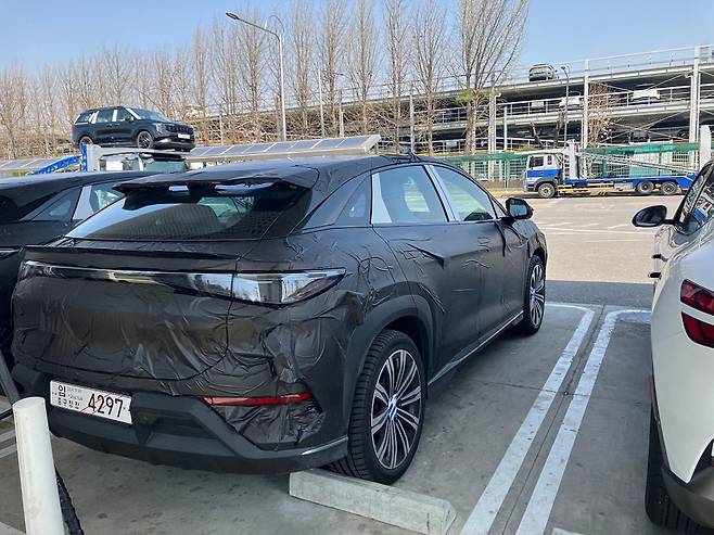 BYD '씨라이언 7' 테스트카 (출처 : 오토스파이넷)