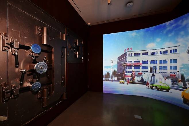 과거 은행에서 사용했던 금고. (사진=이승재 기자)