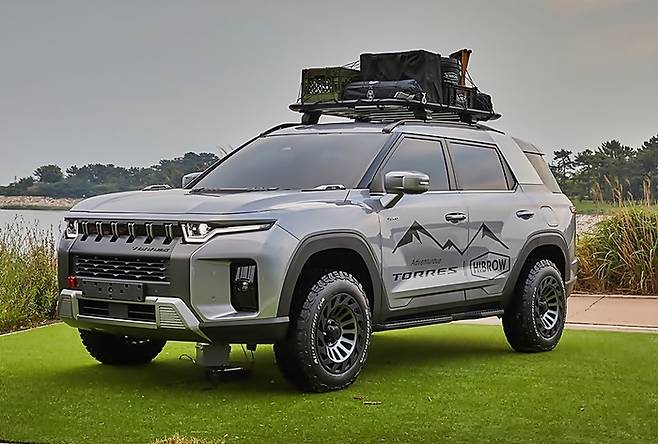 3년 전 첫선을 보인 토레스 가솔린 모델 [사진출처=KGM]