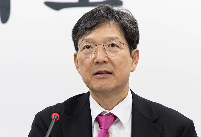 함익병 개혁신당 선거관리위원회 위원장이 지난달 11일 오전 서울 여의도 국회에서 열린 개혁신당 선거관리위원회 2차 회의에서 발언을 하고 있다. [사진=뉴스1]
