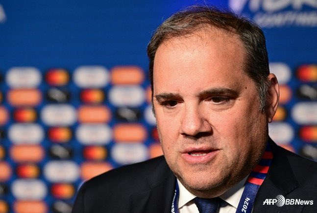 빅터 몬탈리아나 CONCACAF 회장. /AFPBBNews=뉴스1
