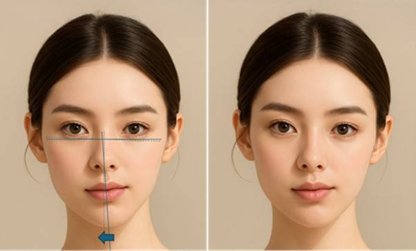 턱 끝이 왼쪽으로 틀어지면. 많은 분들이 무의식적으로 턱이 가운데로 오게 얼굴을 살짝 돌립니다. 본인도 이 사실을 인식하지 못합니다.