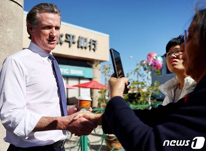 개빈 뉴섬 미국 캘리포니아 주지사. ⓒ AFP=뉴스1 ⓒ News1 최서윤 기자