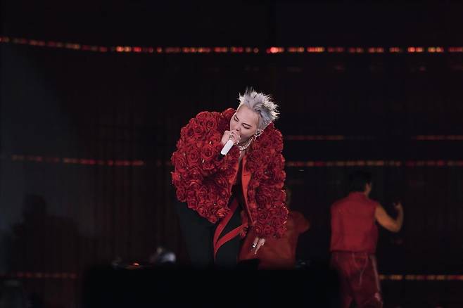 8년 만에 열린 가수 지드래곤의 단독 콘서트 ‘위버멘쉬’. 갤럭시코퍼레이션 제공