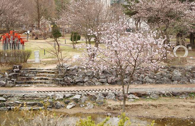 ‘양주시립장욱진미술관’ 정원 풍경. 박미향 기자