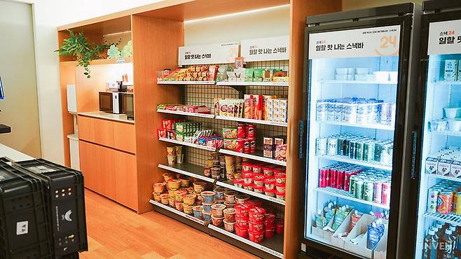 ▲ 많은 캣크루가 가장 사랑하는 공간인 스낵바가 나옵니다