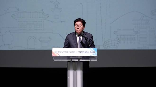 ▲ 안성민 대한민국시도의회의장협의회장 [지방자치TV]&nbsp;