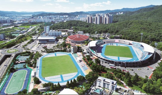 구미시민운동장 전경. 사진[연합뉴스]
