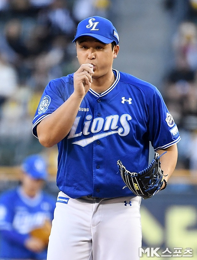 최원태는 16일 잠실 LG전에서 웃지 못했다. 사진(잠실 서울)=천정환 기자