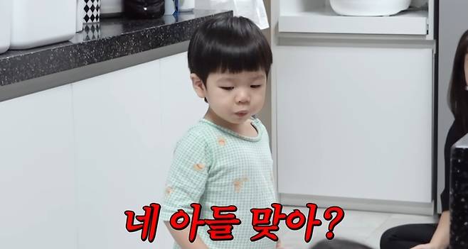 홍현희의 아들 준범 군이 유쾌한 매력과 똑 부러진 지능으로 또 한 번 팬들의 미소를 자아냈다.사진=유튜브 채널 ‘A급 장영란’