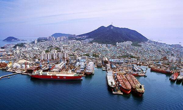 HJ중공업 영도조선소 전경 [HJ중공업 제공]