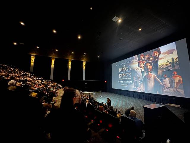 3월 25일(현지 시간) 열린 K애니메이션 '킹 오브 킹스'의 미국 현지 시사회 현장. 사진 제공=에인절스튜디오