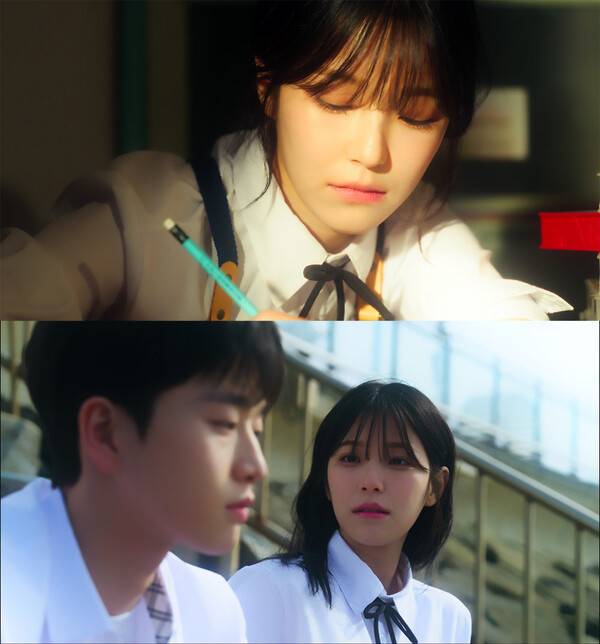 ▲ 박재정 '자작곡' 뮤직비디오에 프로미스나인 백지헌이 출연한다. 제공|로맨틱팩토리