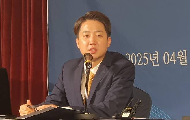 대구 찾은 개혁신당 이준석 대선 후보 [촬영 최수호]