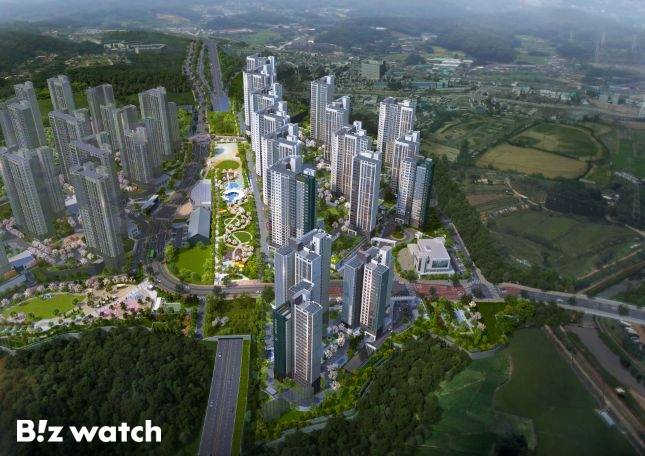 용인 푸르지오 원클러스터 2·3단지 조감도/자료=대우건설 제공