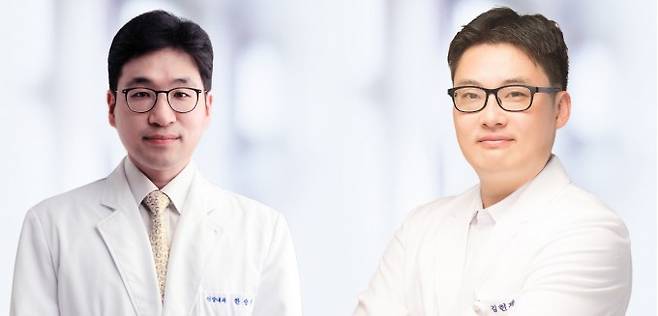 (왼쪽부터) 한승석 서울대병원 신장내과 교수, 김현제 서울대 의대 의과학과 교수. 서울대병원 제공.