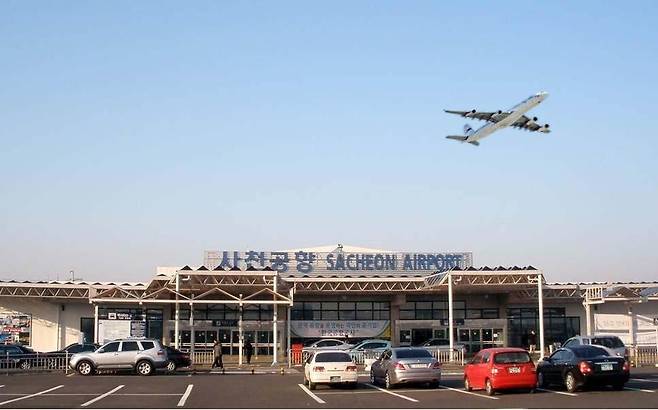 경남 사천공항. 경향신문 자료사진